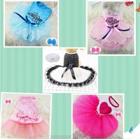 Wholesale Summer Pet Dog Clothes Dress Sweety Princess Teddy Puppy Wedding Skirt Spring Fashion Dog Small Medium Dogs Pet Apparel Accessories