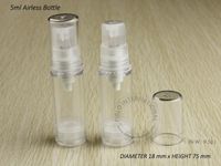 Wholesale DIY Essential ml Airless Pump Bottle cc Small Lotion Bottles Cosmetic Packaging Sample Display Vial