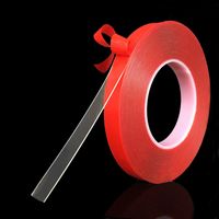 Wholesale Transparent Silicone Double Sided Tape Sticker For Car High Strength High Strength No Traces Adhesive Sticker Red