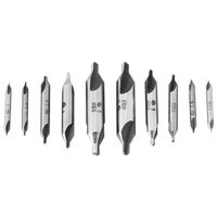 uxcell 3mm 60 Degree HSS Center Drill Countersink Bit Lathe Mill Tool 10Pcs
