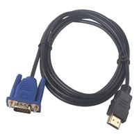 6-Ft-1,8-M-1080P-HDMI-Stecker auf VGA-Stecker D-SUB 15-poliger M M-Stecker Adapterkabel Kabel Sender HDMI-zu-VGA-/Übertragungskabel HDMI-zu-VGA-Kabelkonverter
