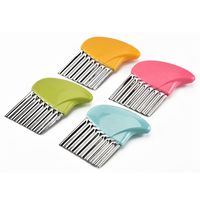 Wholesale Wave Onion Potato Slices Crinkle French Fries Salad Corrugated Cutting Chopped Potato Slicer Kitchen Accessories