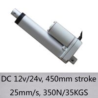 Wholesale 18inch mm mini stroke mm s high no load speed N kgs load DC V V electric linear actuator
