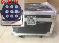 Wholesale 8pcs x12W RGBW flightcase m DMXcables IN1 led par DJ Par LED RGBW Wash Disco Light DMX Controller