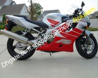 Wholesale For Honda Cowling CBR600 F4 CBR CBRF4 F4 Moto Aftermarket Kit Fairing Red Gray Injection molding