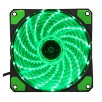 Wholesale Freeshipping Lights LED PC Computer Chassis Fan Case Heatsink Cooler Cooling Fan DC V P mm