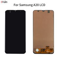 Wholesale Incell Top Quality LCD Display Panels Digitizer Assembly For Samsung Galaxy A20 Replacement Screen Parts Black