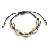 Wholesale 2019 popular Metal alloy Shell Bracelet Full Weaved Handmade Beads Bracelet Jewelry Accessories Female Rope Chain