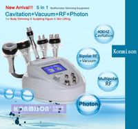 Wholesale Best selling In Portable Cavitation RF Vacuum Weight Loss Slimming Machine For Body Slimming Face Skin Tightening