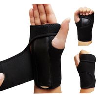 Wholesale 1pc Useful Splint Sprains Arthritis Band Belt Carpal Tunnel Hand Wrist Support Brace Solid Black