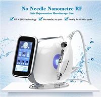 Wholesale 3 in EMS Microneedle RF Machine No Needle Meso Mesotherapy Gun Injector Face Lifting Water Injection Anti Aging Salon Beauty Equipment