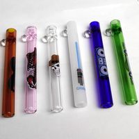 Wholesale Steamroller Taster Pipe Glass Hand Made Pipe Pipes for Smoking Tobacco Hand Pipes Hookah Heady Pocket Bubbler