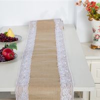 Wholesale rustic wedding table cloths linens vintage rectangle lace wedding Tablecloths place settings elegant special events Wedding Decorations