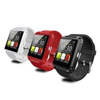 Wholesale Bluetooth U8 Smartwatch Wrist Watches Touch Screen For iPhone Samsung S8 Android Phone Sleeping Monitor Smart Watch With Retail Package