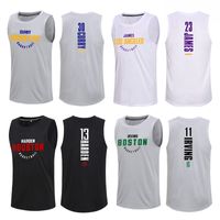 Wholesale Basketball Vest Fans Jerseys Sport T Shirts Sleeveless Tee Gyms Clothing Training Uniforms Quick Dry Sportwear Jogging Tops for Men