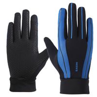 Wholesale Outdoor sports riding full finger gloves men and women summer sunscreen thin section breathable driving bike silicone anti slip touch screen