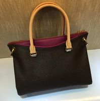 Wholesale 2018 Hot Sell Fashion Women Designer Handbags Brown Letter Strap Shoulder Bags High Quality Cross body Women Handbags Large Totel Purse Bags