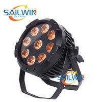 Wholesale IP65 waterproof x18w in1 RGBWAU wireless battery powered stage led par can light