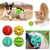 Wholesale Pet Dog Toy Rubber Ball Toy Funning Light Green ABS Pet Toys Ball Dog Chew Toys Tooth Cleaning Balls of Food ST135