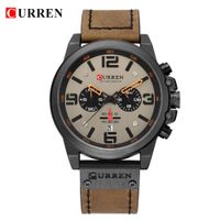 Wholesale CURREN Fashion Watches For Man Leather Chronograph Quartz Men s Watch Business Casual Date Male Wristwatch Relogio Masculino