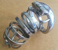 Wholesale Male Long Sex Dolls Stainless Steel Chastity Cage Men s Metal Large Locking Belt Device Barbed Spike Ring Hot Selling Sexy Toys DoctorMonali