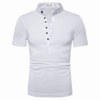 Wholesale Men s T Shirts Summer T shirt Solid Color V neck Short sleeved Men Sports Black Blue White Multi color Purchase M XL