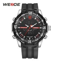 Wholesale WEIDE Fashion Men Sport Watches Analog Digital Watch Army Military Quartz Watch Relogio Masculino Watch buy one get one free