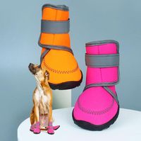 Cute Pet Dog Socks Comfortable Puppy Anti-Slip Boots for Puppy Cats 2pcs S M L