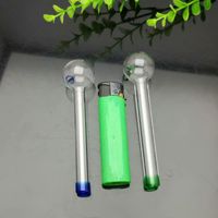 Wholesale Spray painted mini glass direct fired pot Glass Bongs Oil Burner Pipes Water Pipes Oil Rigs Smoking