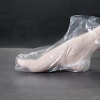 Wholesale 100PCS PE Plastic Transparent Disposable Foot Bags Detox SPA Covers Pedicure Prevent Infection Remove Chapped Foot Care Tools Covers