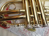 Wholesale OVES Good Quality Bb Tone Students The Cornet Brass Gold Lacquer Trumpet New Arrival Musical Instruments With Case