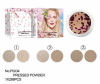 Wholesale ePacket New Makeup Face Powder PRESSED POWDER Double Powder Puff g