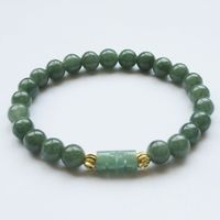 Wholesale natural jadeite Beaded Strands ice oil green myanmar jade a product mm for men and women