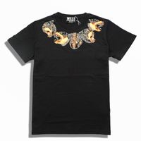 Wholesale 2020 high quality t shirts top Men New short sleeves Restoring ancient ways dog head printed T Shirt Men s Clothing Tee Tops