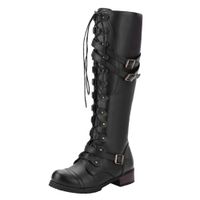 Promotion Lacer Bottes Dentelle En Des GothiqueVente LcAjS3q54R