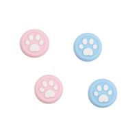 Wholesale 4Pcs Cat Paw Silicone Non Slip Thumb Grip Set Joystick Caps for Xbox One controller Analog Thumbsticks Game Accessories