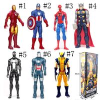 9/" Niños Batman Figura De Acción Superman Superhéroe Spiderman Titan juguete de regalo de Navidad