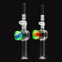 Wholesale Mini Nectar Glass water Bong Collector Kit with mm mm Quartz Tips Keck Clip Container Reclaimer Nector Collector Kit for Smoking