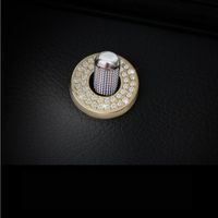 Wholesale 4 Chrome Car Accessories Door bolt Lock Ring Cover Trim sticker For Mercedes Benz C E class GLC W205 W213 X253 Car Styling