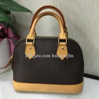 Wholesale Woman Bag Handbag Women shell shoulder bags purse flower grid serial number date code fashion