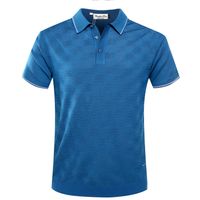 Wholesale BILLIONAIRE polo shirt men Short summer new style comfort soild color geometry designed fitness male big size M XL
