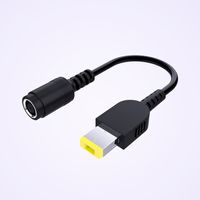 Wholesale Charger Power Converter Cable Adapter mm Round Jack to mm Square End for Lenovo ThinkPad