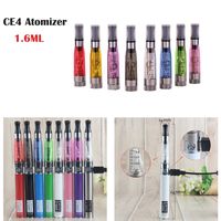 Wholesale CE4 Atomizer EGO Clearomizer Electronic Cigarette Empty Tank With Long Wick ml Adapter All Ego t CE5 CE6
