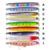 High Quality 6pcs Lot Paint Fishing lures Crank Bait 4.3cm//4.4g Crankbait Hooks