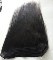 Wholesale hot sale brazilian human hair with halo flip in hair extensions pc g easy fish line hair weaving price