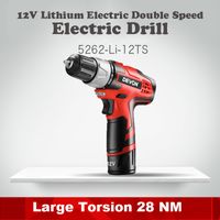 Wholesale Lithium electric drill rechargeable electric drill rechargeable hand drill electric screwdriver industrial grade double speed hand