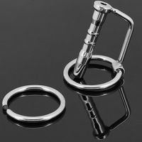 Wholesale Stainless Steel Urinary Plug urethral catheter Short Metal Tube Pipe with size Clamp Ring Men s Fetish Sex Toy Adult Game Products
