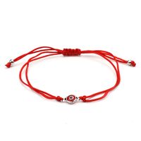 Free Ship 10pcs String Mauvais Oeil Lucky rouge cire cordon réglable bracelet nouveau