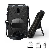 Wholesale Silicone Case with Shoulder Strap Pencil Slot for Samsung Galaxy Tab Active SM T395 T390 Shockproof Cover