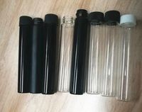 Wholesale 120mm Screw Top Pre Roll Glass Doob Tube with Child Resistant Cap Preroll Joint Packaging glass vial bottle
